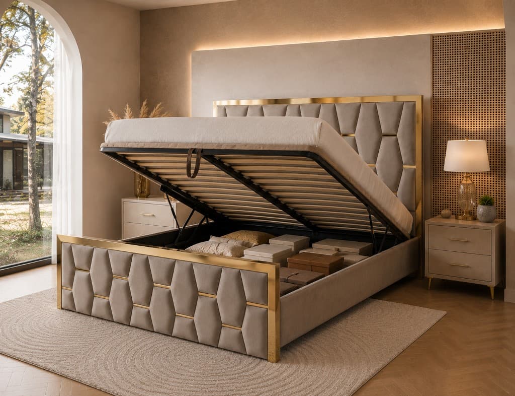 Designer Hexagon Bed thumbnail 4