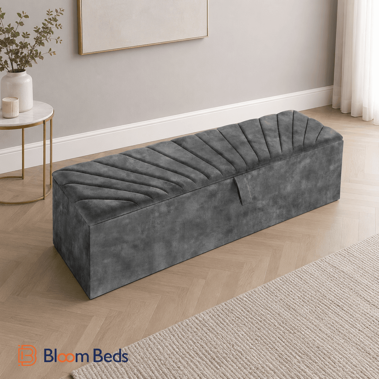 Bedwick Teak Ottoman Box