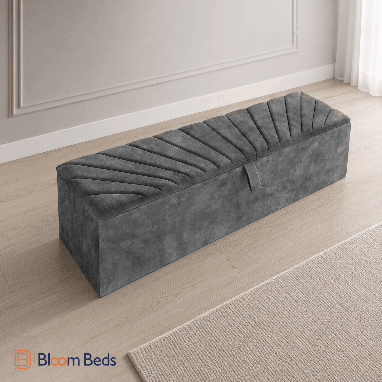 Teak Ottoman Box thumbnail 2